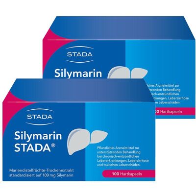 Silymarin Stada 109mg Hartkapseln + 2x100 St Silymarin Stada 109mg Hartkapseln + 2x100 St