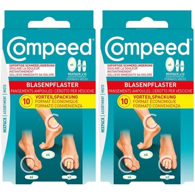 Compeed Blasenpflast Mixpa x2 2x10 St Pflaster Compeed Blasenpflast Mixpa x2 2x10 St Pflaster