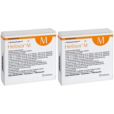 Helixor M Serienpackung IV Ampullen x2 2x4x7 St Helixor M Serienpackung IV Ampullen x2 2x4x7 St