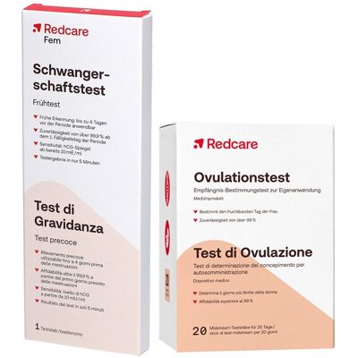 Redcare von Shop Apotheke Redcare Ovulationstest + Edcare Schwangerschaftstest Urin 1 St Set Redcare von Shop Apotheke Redcare Ovulationstest + Edcare Schwangerschaftstest Urin 1 St Set