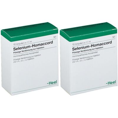 Heel Selenium Homaccord Ampullen 2x 2x10 St Heel Selenium Homaccord Ampullen 2x 2x10 St