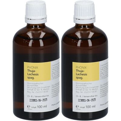PHÖNIx Thuja lachesis spag.Mischung 2x 2x100 ml Mischung PHÖNIx Thuja lachesis spag.Mischung 2x 2x100 ml Mischung
