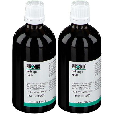 PHÖNIx Solidago spag.Mischung 2x 2x100 ml Mischung PHÖNIx Solidago spag.Mischung 2x 2x100 ml Mischung