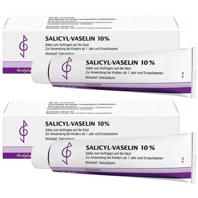 Bombastus Salicyl Vaselin 10% Salbe 2x 2x100 ml Bombastus Salicyl Vaselin 10% Salbe 2x 2x100 ml