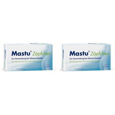 Mastu Zäpfchen Hämorrhoiden 2x 2x10 St Suppositorien Mastu Zäpfchen Hämorrhoiden 2x 2x10 St Suppositorien