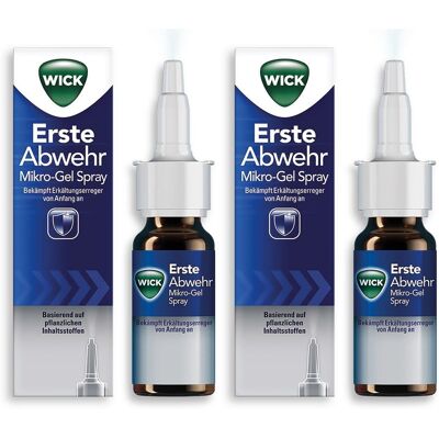 Wick Erste Abwehr Nasenspray Sprühflasche 2x 2x15 ml Wick Erste Abwehr Nasenspray Sprühflasche 2x 2x15 ml