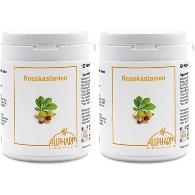 ALLPHARM Rosskastanien Kapseln 2x 2x120 St ALLPHARM Rosskastanien Kapseln 2x 2x120 St