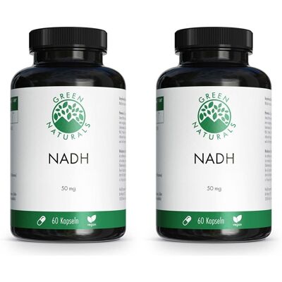 Green Naturals Nadh vegan und hochdosiert Kapseln 2x 2x60 St Green Naturals Nadh vegan und hochdosiert Kapseln 2x 2x60 St