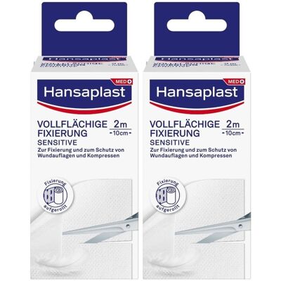 Hansaplast vollflächige Fixierung 10 cmx2 m 2x 2x1 St Pflaster Hansaplast vollflächige Fixierung 10 cmx2 m 2x 2x1 St Pflaster