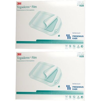 3M Tegaderm Film 15x20 cm 1628 2x 2x10 St Pflaster 3M Tegaderm Film 15x20 cm 1628 2x 2x10 St Pflaster