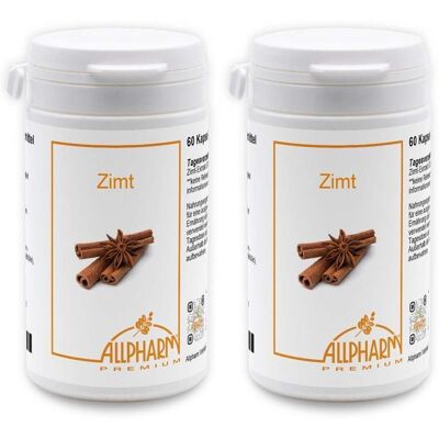 ALLPHARM Zimt Kapseln 2x 2x60 St ALLPHARM Zimt Kapseln 2x 2x60 St