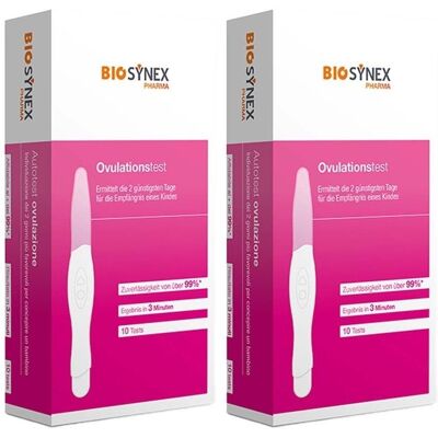 BIOSYNEX Ovulationstest Urin 2x 2x1x10 St Test BIOSYNEX Ovulationstest Urin 2x 2x1x10 St Test