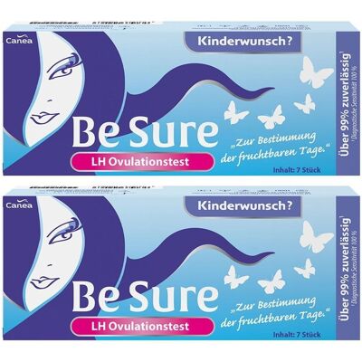 BE Sure Ovulationstest bei Kinderwunsch 2x 2x7 St Test BE Sure Ovulationstest bei Kinderwunsch 2x 2x7 St Test