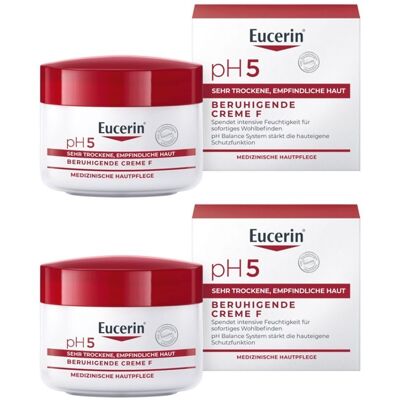 Eucerin pH5 Creme F empfindliche Haut 2x 2x75 ml Eucerin pH5 Creme F empfindliche Haut 2x 2x75 ml