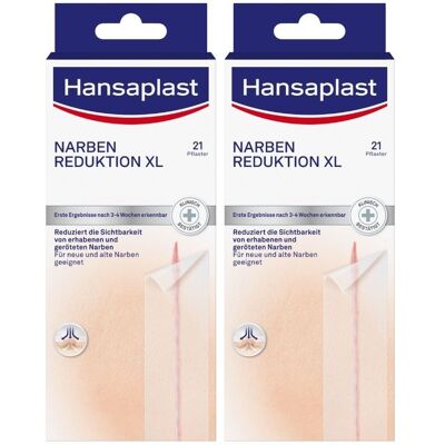 Hansaplast Pflaster zur Behandlung von Narben XL 2x 2x21 St Hansaplast Pflaster zur Behandlung von Narben XL 2x 2x21 St
