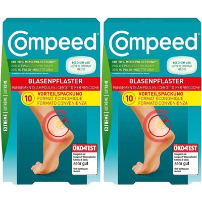 Compeed Blasenpflast ExTRE x2 2x10 St Pflaster Compeed Blasenpflast ExTRE x2 2x10 St Pflaster