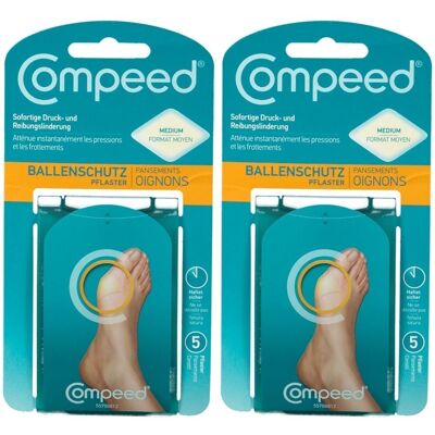 Compeed Ballenschutz x2 2x5 St Pflaster Compeed Ballenschutz x2 2x5 St Pflaster