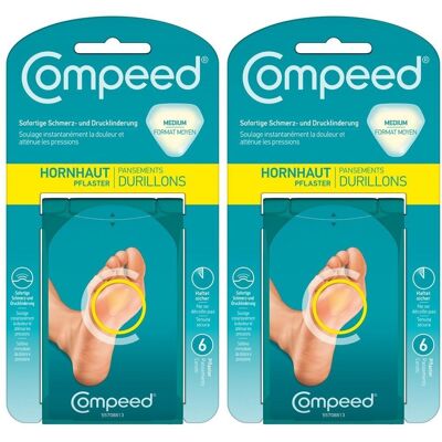 Compeed Hornhaut x2 2x6 St Pflaster Compeed Hornhaut x2 2x6 St Pflaster