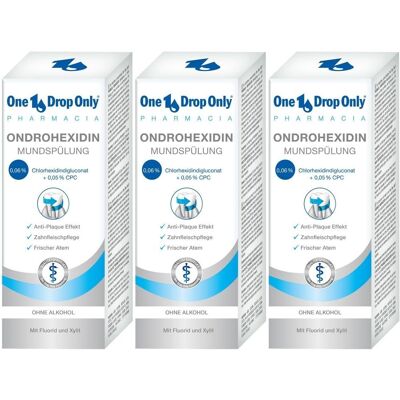 ONE Drop Only PHA OHx MSP x3 3x250 ml Lösung ONE Drop Only PHA OHx MSP x3 3x250 ml Lösung