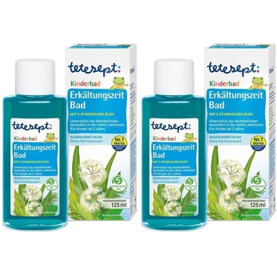 Tetesept Kinderbad Erkältungszeit Bad 2x 2x125 ml Tetesept Kinderbad Erkältungszeit Bad 2x 2x125 ml