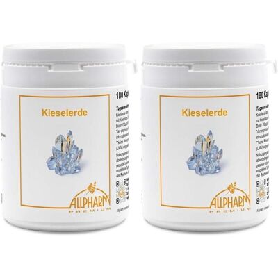 ALLPHARM Kieselerde Kapseln 2x 2x180 St ALLPHARM Kieselerde Kapseln 2x 2x180 St