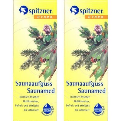 Spitzner Saunaaufguss Saunamed Hydro 2x 2x190 ml Konzentrat Spitzner Saunaaufguss Saunamed Hydro 2x 2x190 ml Konzentrat