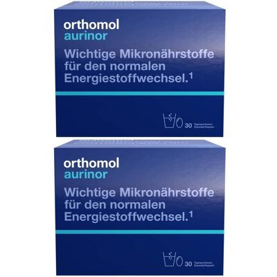 Orthomol aurinor Granulat/Kaps.Kombipack. 2x 2x30 St Granulat Orthomol aurinor Granulat/Kaps.Kombipack. 2x 2x30 St Granulat