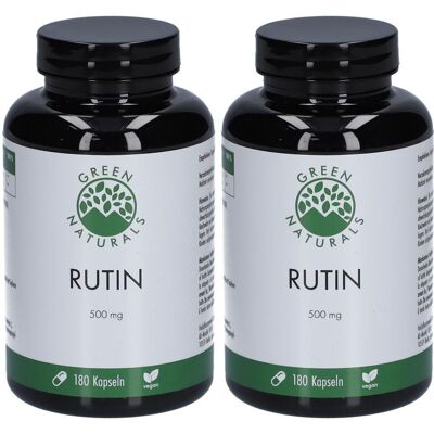 Green Naturals Rutin 500mg Sophora Japoni.veg.Kps. 2x 2x180 St Kapseln Green Naturals Rutin 500mg Sophora Japoni.veg.Kps. 2x 2x180 St Kapseln