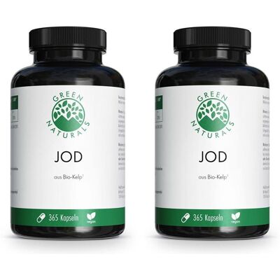 Green Naturals JOD 200 2x 2x365 St Kapseln Green Naturals JOD 200 2x 2x365 St Kapseln