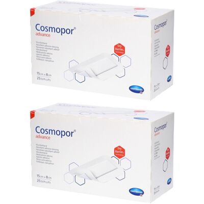 Cosmopor Advance Wundverband 8x15 cm 2x 2x25 St Pflaster Cosmopor Advance Wundverband 8x15 cm 2x 2x25 St Pflaster