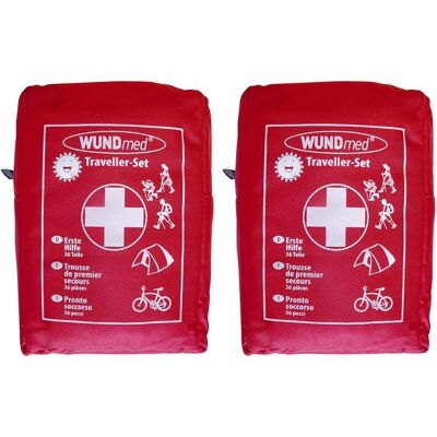 WUNDmed Traveller Set 36 Teile Erste Hilfe 2x 2x1 St WUNDmed Traveller Set 36 Teile Erste Hilfe 2x 2x1 St
