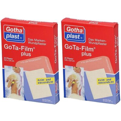 Gothaplast Gota Film plus 3,8x3,8 cm Pflaster 2x 2x20 St Gothaplast Gota Film plus 3,8x3,8 cm Pflaster 2x 2x20 St