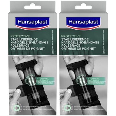 Hansaplast Handgelenk-Bandage stabilisierend 2x 2x1 St Bandage(s) Hansaplast Handgelenk-Bandage stabilisierend 2x 2x1 St Bandage(s)