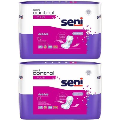 Seni Control Inkontinenzeinlage plus 2x 2x15 St Seni Control Inkontinenzeinlage plus 2x 2x15 St