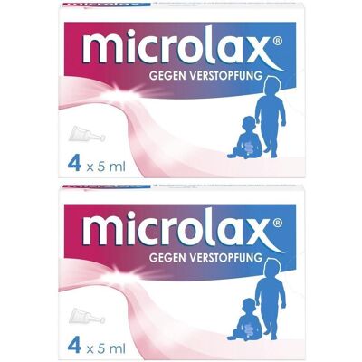 Microlax Rektallösung Klistiere m.kurzem Tubenhals 2x 2x4 St Microlax Rektallösung Klistiere m.kurzem Tubenhals 2x 2x4 St