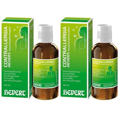 Contrallergia Hevert Heuschnupfentropfen Mischung 2x 2x100 ml Contrallergia Hevert Heuschnupfentropfen Mischung 2x 2x100 ml