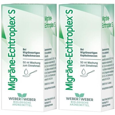 Migräne-Echtroplex Migräne Echtroplex S Mischung 2x 2x50 ml Migräne-Echtroplex Migräne Echtroplex S Mischung 2x 2x50 ml