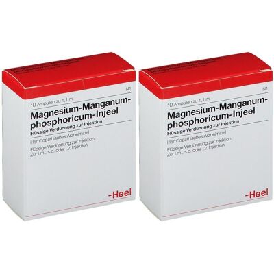 Heel Magnesium Manganum phosphoricum Injeel Ampullen 2x 2x10 St Heel Magnesium Manganum phosphoricum Injeel Ampullen 2x 2x10 St