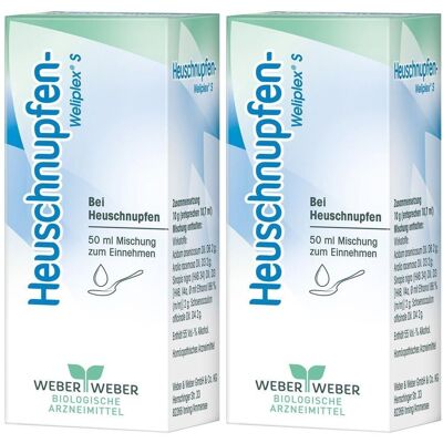 Heuschnupfen-Weliplex Heuschnupfen Weliplex S Mischung 2x 2x50 ml Heuschnupfen-Weliplex Heuschnupfen Weliplex S Mischung 2x 2x50 ml