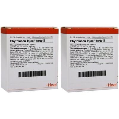 Heel Phytolacca Injeel forte S Ampullen 2x 2x10 St Heel Phytolacca Injeel forte S Ampullen 2x 2x10 St