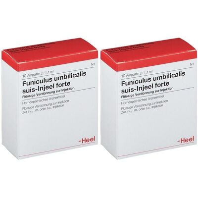 Heel Funiculus Umbilicalis suis Injeel forte Ampullen 2x 2x10 St Heel Funiculus Umbilicalis suis Injeel forte Ampullen 2x 2x10 St