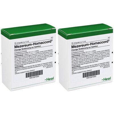 Heel Mezereum Homaccord Ampullen 2x 2x10 St Heel Mezereum Homaccord Ampullen 2x 2x10 St