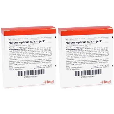 Heel Nervus Opticus suis Injeel Ampullen 2x 2x10 St Heel Nervus Opticus suis Injeel Ampullen 2x 2x10 St