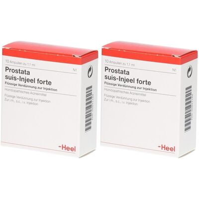 Heel Prostata Suis Injeel forte Ampullen 2x 2x10 St Heel Prostata Suis Injeel forte Ampullen 2x 2x10 St