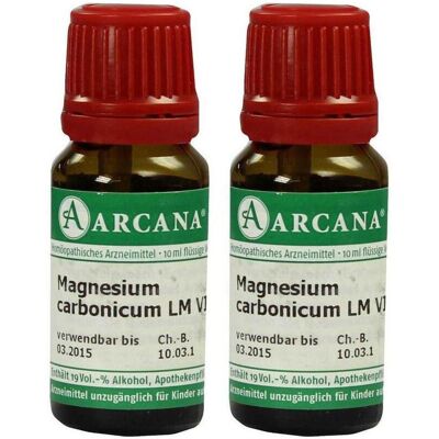 ARCANA Magnesium Phosphoricum LM 6 Dilution 2x 2x10 ml ARCANA Magnesium Phosphoricum LM 6 Dilution 2x 2x10 ml