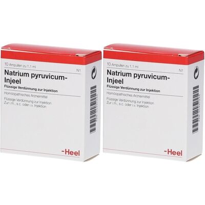 Heel Natrium Pyruvicum Injeel Ampullen 2x 2x10 St Heel Natrium Pyruvicum Injeel Ampullen 2x 2x10 St