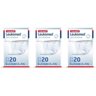 Leukomed skin sensitive steril 5x7,2 cm x3 3x20 St Pflaster Leukomed skin sensitive steril 5x7,2 cm x3 3x20 St Pflaster