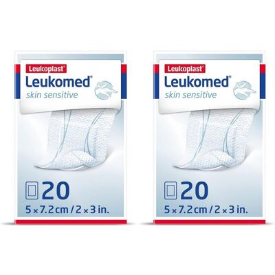 Leukomed skin sensitive steril 5x7,2 cm x2 2x20 St Pflaster Leukomed skin sensitive steril 5x7,2 cm x2 2x20 St Pflaster