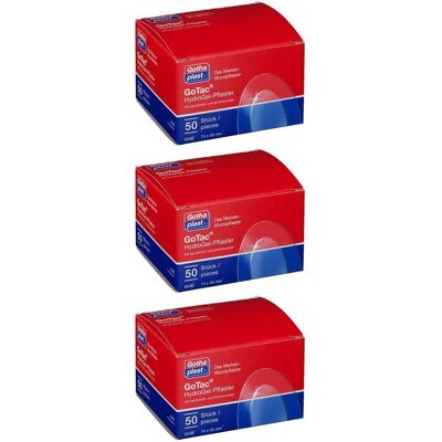 Gothaplast Gotac HydroGel-Pflaster 74x45 mm oval x3 3x50 St Pflaster Gothaplast Gotac HydroGel-Pflaster 74x45 mm oval x3 3x50 St Pflaster