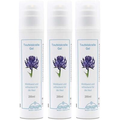 ALLPHARM Teufelskralle GEL x3 3x200 ml Gel ALLPHARM Teufelskralle GEL x3 3x200 ml Gel
